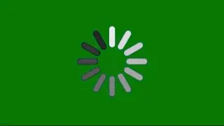 loading 3 green screen effect