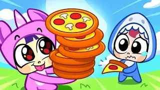 Sharing Is Caring 😤 I Want It! 😍🍕 My Special Pizza 🍕 Kids Learn how to cook pizza 🍕