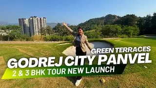Godrej City Green Terraces Panvel Tour | Luxury 2 & 3 BHK Golf Township Navi Mumbai| Review & Price