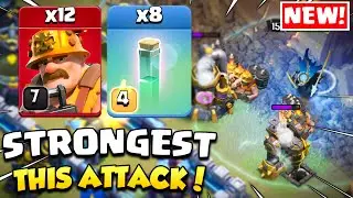 STRONGEST SUPER MINER + RC ELECTRO BOOTS | Th13 Attack Strategy | Coc