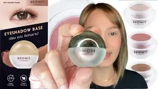 BROWIT BY NONGCHAT EYESHADOW BASE | REVIEW #browiteyeshadowbase #browitCosmetics #Nongchat ​⁠​⁠