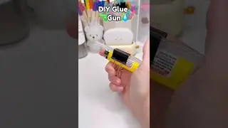 🔫DIY Mini Glue Gun💧!? #diy #craft #diycrafts #papercrafts #cutecrafts #crafts