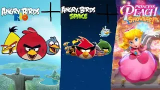 Angry Birds Rio + Angry Birds Space + Princess Peach Showtime! (Free Watch)