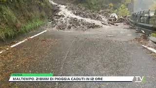 Maltempo. 218mm di pioggia caduti in 12 ore