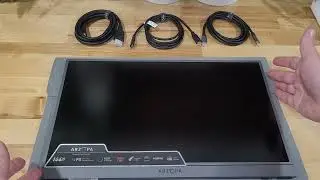 Обзор портативного игрового монитора ARZOPA 16 дюймов, 144 Гц, 106% sRGB, 1080P FHD, с подставкой.