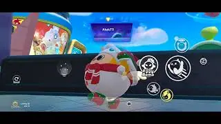 How to tutorial eggy party flying in jetpack go to black circle roll