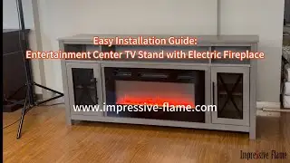 How to Assemble impressive-flame 36 in. Electric Fireplace TV Stand