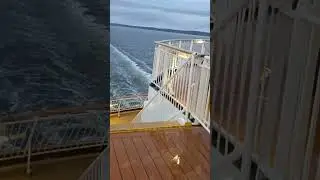 Canal Boat Chaos is taking the cruise ship from Norway to Denmark 