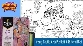 Trying Caste Arts Pasteltint 48 Pencil Set