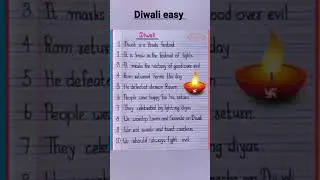 short essay on diwali in english ||10 lines on diwali /speech on diwali in english #viral #shorts