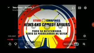 Studio Gwapings Davao News And Comedy Affairs Opening Ident Bumper (2011-2014)