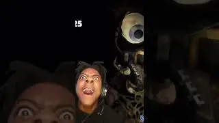 #ishowspeed  gets jump scared by chica and almost says and does it again