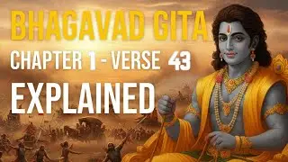 Bhagavad Gita Chapter 1 &ndash; Verse 43 Explained (Hindi | Sanskrit | Modern Life Example)