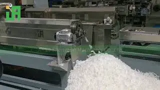 Trial operation of biodegradable buffer foam equipment #biodegradable