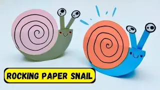 How to make paper snail | Easy paper crafts #craft #easypapercraft