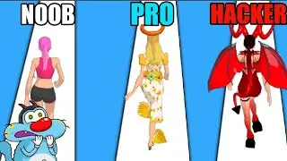 🔥NOOB vs PRO vs HACKER ||😍 In Destiny Run || 🥰With Oggy And Jack || Modern Gamer 🤩
