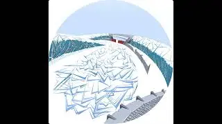 Karamyshevsky pier. Pop-vanguard. Pop-avangard. Art-stile.Video-art