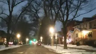 Manejando Por Las Calles De Illinois En La Madrugada / Driving Time / Tour In The Illinois Streets