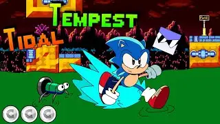 NEW LEVEL!! | TIDAL TEMPEST ZONE {All Coins} by ZenthicAxy78 - Geometry Dash 2.2