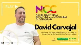 David Carvajal mejora sus competencias digitales en el NCC de Talavera la Real.
