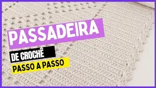 Passadeira Cl&aacute;ssica de Croch&ecirc; por Andr&eacute;a Lopes @AndreaLopesCroche
