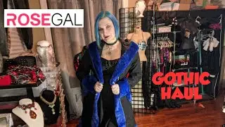 ROSEGAL Gothic Clothing Haul Goth on a Budget Dress and Coat 💜🦇💜