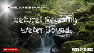 Relaxing music for healing water sounds, Meditation Music, Stress Relief Music Calm Music 4K HD,