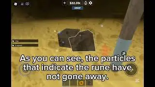 Refinery Caves 2: runestone particle bug