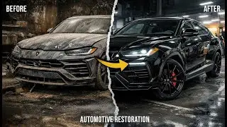 Inside the Urus Restoration Workshop – (Full Process) Abandoned SUV | CarLense