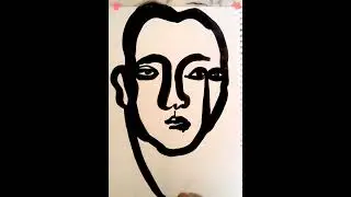 Blue Farrier's ink portraits