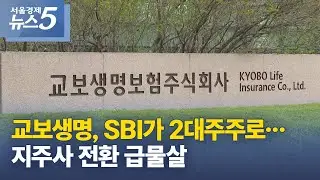 교보생명, SBI가 2대주주로&hellip;지주사 전환 급물살