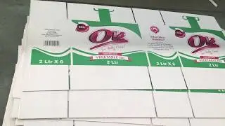 China HUAYU-B 1324 Auto 4 color flexo printer slotter die cutter stacker