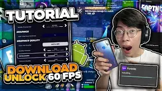 Tutorial Download & Review Unlock Fortnite Mobile 60 FPS  di Semua HP Android Terbaru 2024