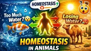 Homeostasis In Animals|| Osmoregulation & Excretion Explained Simply