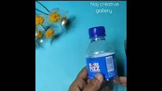 Diy Plastic Bottle Craft Idea|waste plastic bottle flower making #shorts