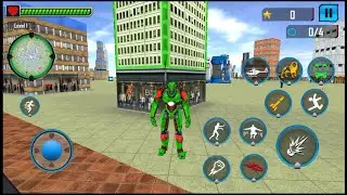 Flying Bus Robot Car Game 3d - Android Gameplay