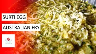 Australian Fry Egg with Cheese | Surat Street food | Egg Cheese Australian Fry | Surat Food Zone