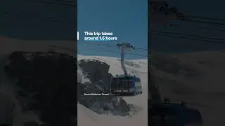 This cable car carries you from Switzerland to Italy