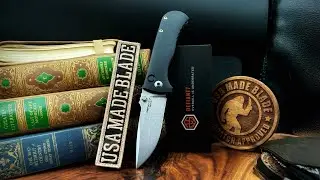 New Defiant-7 Talos Button Lock Flipper (Les George Design)