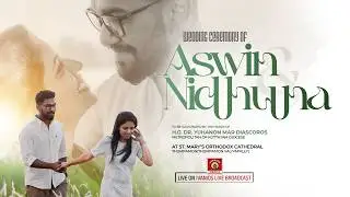 Aswin weds Nidhuna - WEDDING CEREMONY | H.G. Dr. Yuhanon Mar Diascoros Metropolitan | LIVE.