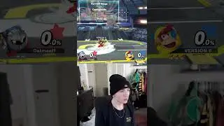 Diddy Kong at ledge with banana be like: