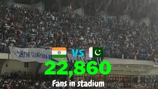 India vs Pakistan football match crowd | india football fan #indianfootball