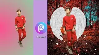 Riyaz Aly Wings Photo Editing In PicsArt & PicsArt Background Change Manipulation