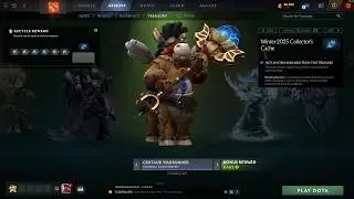 Предварительный обзор коллекционного сундука Dota 2 Winter 2025.