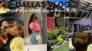 Dallas travel vlog: girls trip to Dallas, Rooftop Restaurants, brunch in Dallas, go karting + more!