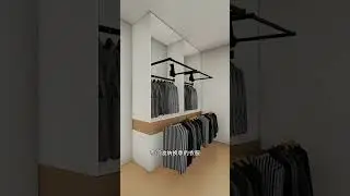 Throw away the traditional wardrobe layout and follow her example to create a top and side makeu