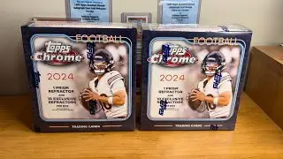🔥💥More Banger Pulls💥🔥 200 Subscriber Video! 2024 Topps Chrome Football Mega Box Review!