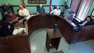 Trinity County Texas Commissioners Court Special Session September 4, 2025