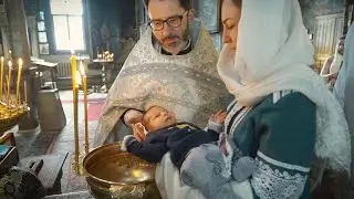 Хрестини Іоана (12.02.23)Красива відеозйомка хрещення дитини Київ, відеооператор на хрестини.