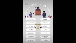 🧑&zwj;⚖️ Vocabulaire juridique ⚖️ #fran&ccedil;aisfacile #fle #learnfrenchonline #vocabulaire #justice #👩&zwj;🏫🇨🇵